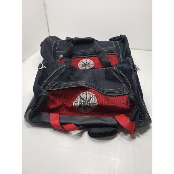 Lot Of 2 Vintage Marlboro Unlimited Gear Compass Duffle Bags 22” & 27” Pre Owned - Picture 1 of 13